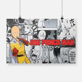 

Saitama One Punch Man Anime Poster Canvas Painting Wall Art Decor Living Room Bedroom Study Home Decoration Prints