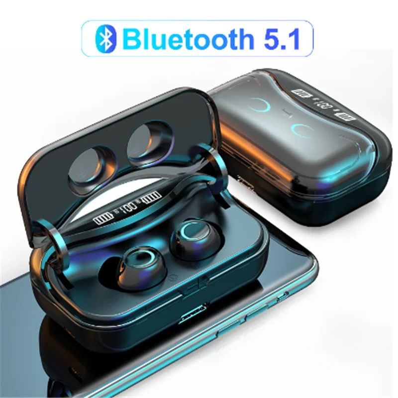 G08 Bluetooth 5 1 наушники с сенсорным управлением беспроводные HiFi IPX7 водонепроницаемые