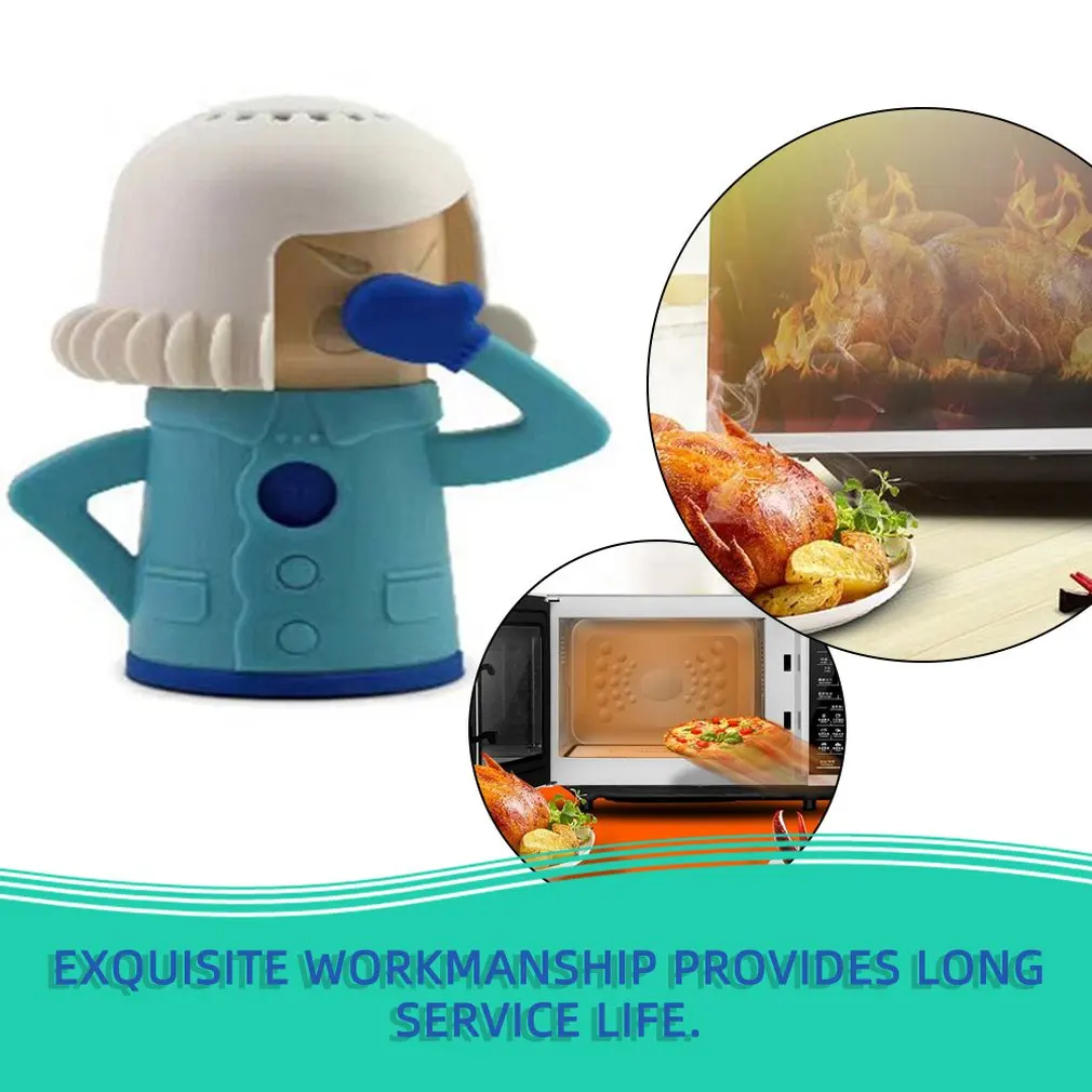 Figure Shape Microwave Oven Deodorant Container Fridge Deodorizing Cleaner Cooking Kitchen Gadget Tools With Package
