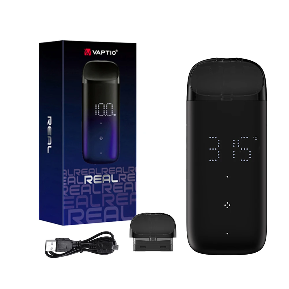 Vaptio Pod стартовый набор Настоящее vape ручка комплект с 500 мАч батарея 1 5 мл емкость