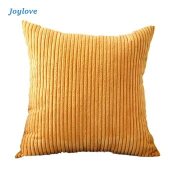 

JOYLOVE Pillow Cover Velvet Cushion Cover For Living Room Sofa Corduroy Decorative Pillows Nordic Home Decor