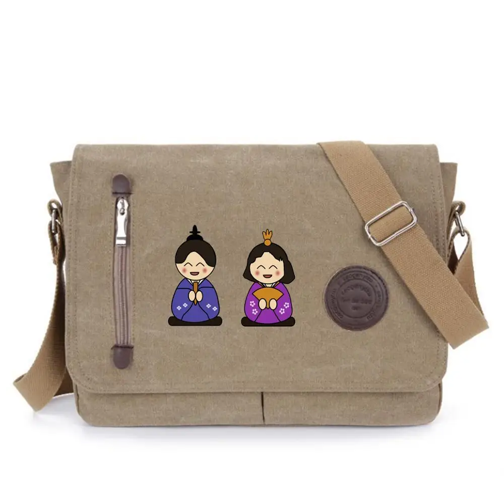 

Anime Hinamatsuri shoulder bag student bookbag Messenger Bags for Teens Boys Crossbodybag Women Travel Shoulder Bags