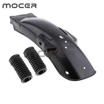 

Motorcycle Rear Fender + Rubber Footrest Pedal Cover Shell for Honda CG125