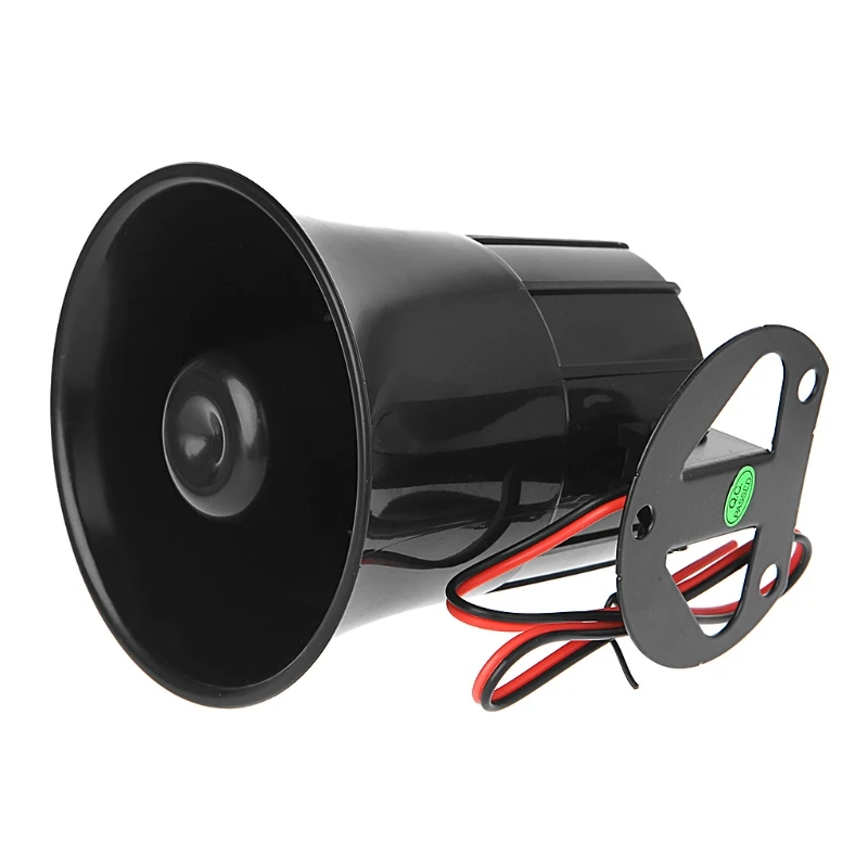 

DC 12V Wired Loud Alarm Siren Horn Outdoor For Home Security Protection System with a Variety of Alarms the volume of Far Away