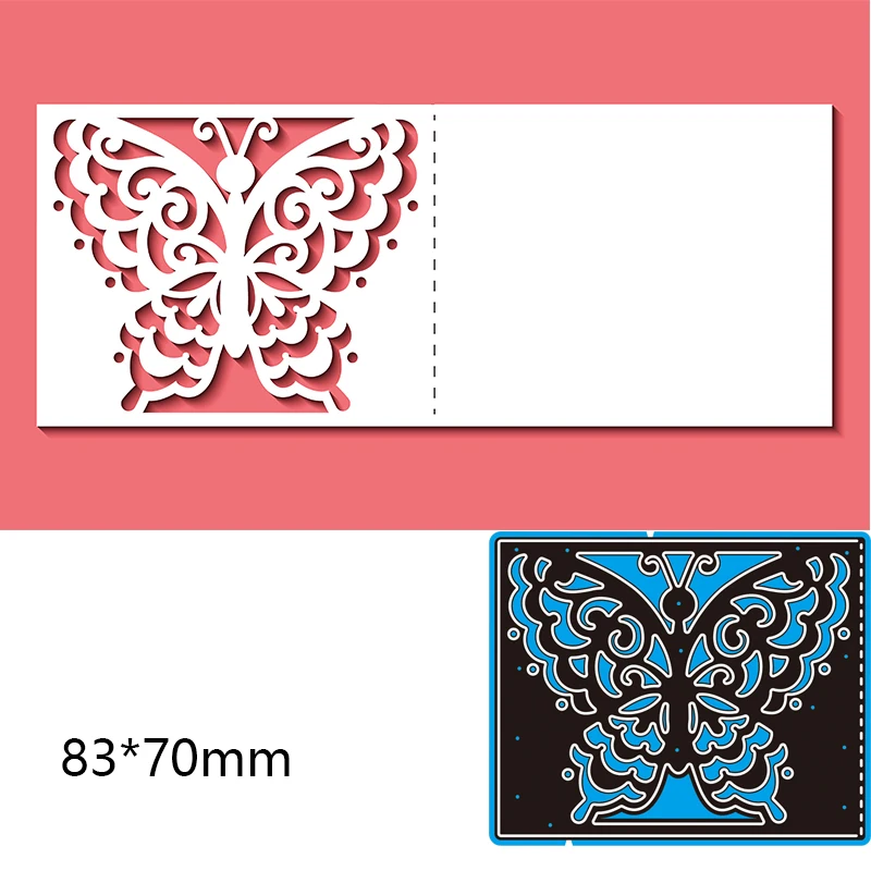 

83*70mm Butterfly Metal cutting Dies Craft Embossing Scrapbooking paper craft Greeting Card