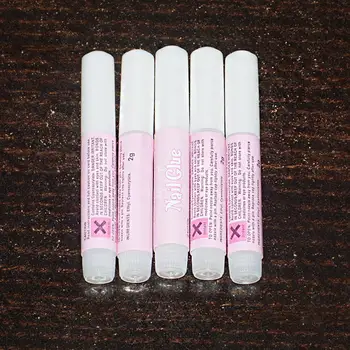 

5pc/lot Mini Beauty Nail Glue Professional Nail Art Glue False Art Decorate Tips Acrylic Glue Nail Accessories For Rhinestones