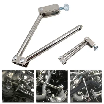 

Silver Tubing Cut-off Seal Plier Clamp Auto Repair Tool Chrome Plated Steel Material For Brake/ Fuel/ Heater Hose