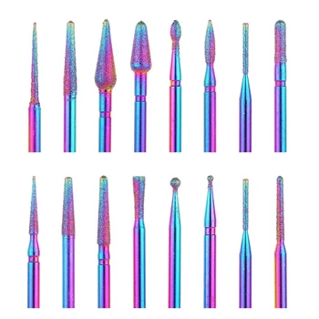 

5PCS/10PCS Nail Drill Bits Set Electric Nail Files Colorful Milling Cutter Manicuring Gel Polish Remover Nail Tools Accessories