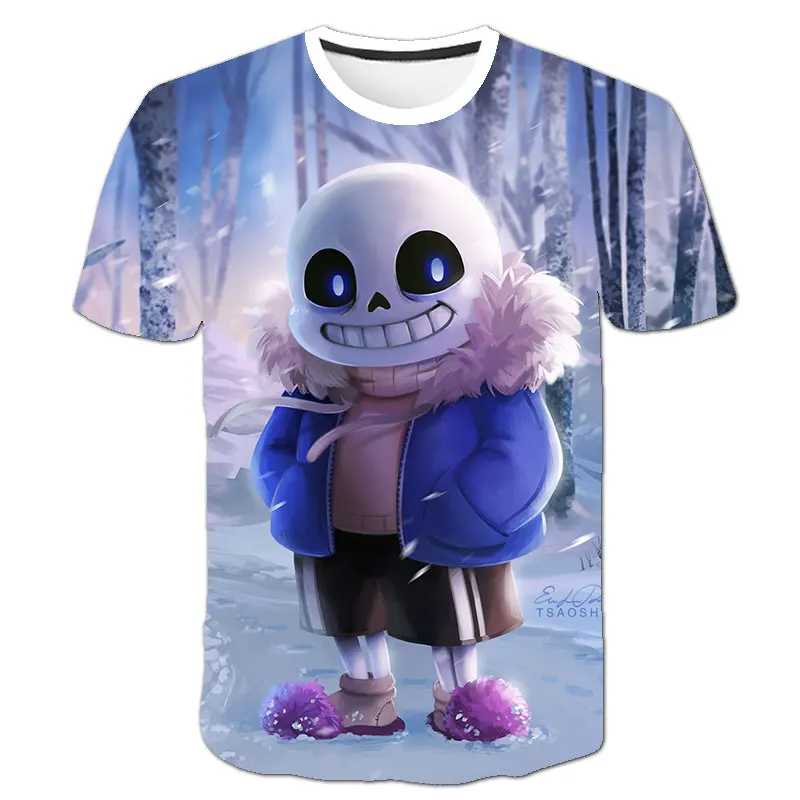 

Summer 3D The undertale Printed Boys' T-Shirt New Loose Boys' Top Tshirt Comfortable Children'S Clothes Tshirt4-14T