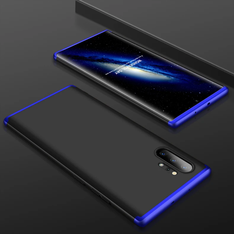 100 шт/партия 360 Полный PC жесткий чехол для samsung Note 10 Note 10Pro A50 A50S A30S A40S A80