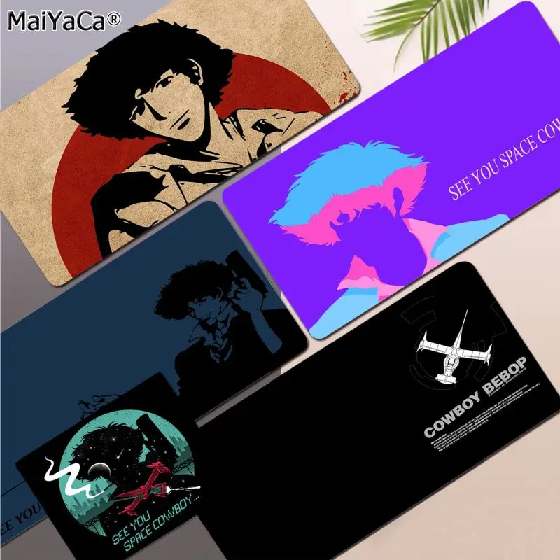 Новый Прочный резиновый коврик для мыши Cowboy Bebop See You Space Размер коврика клавиатуры