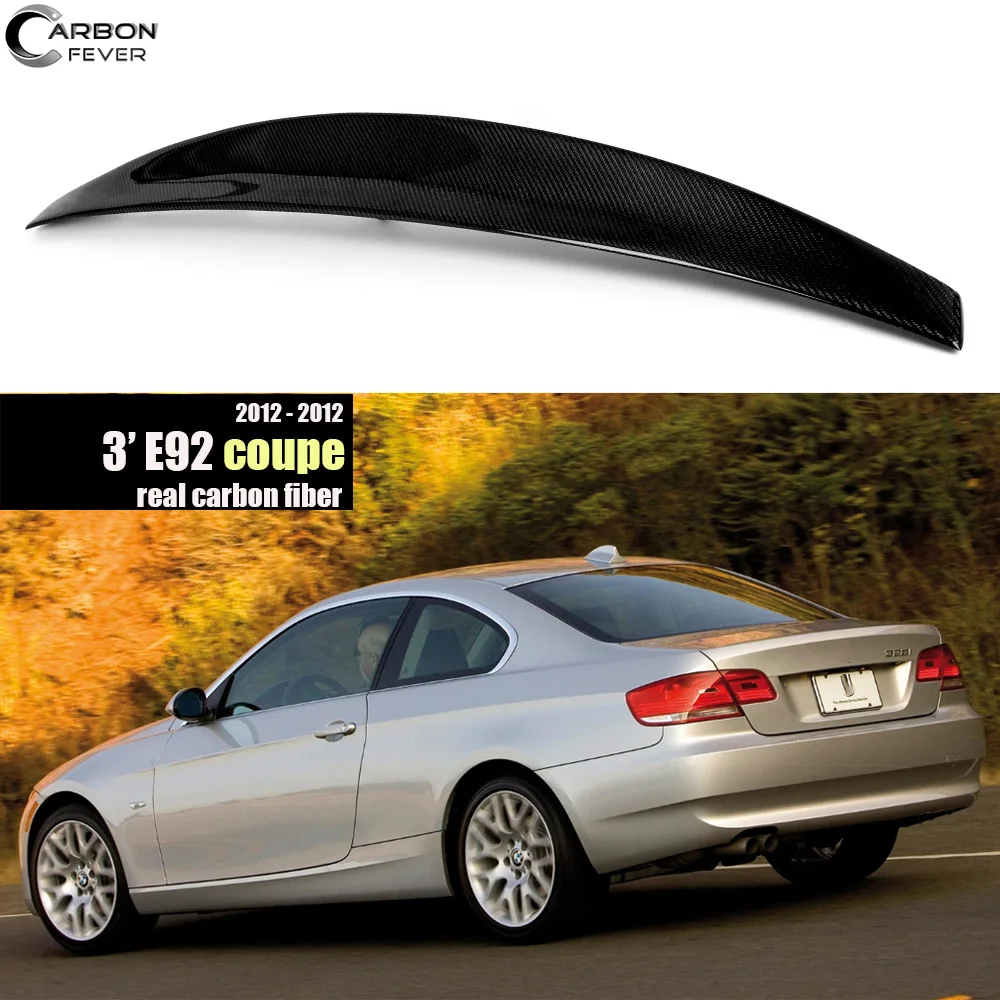 Спойлер из углеродного волокна крыло для BMW 3 серии E92 Coupe 328i 335i 2005-2012 крылья