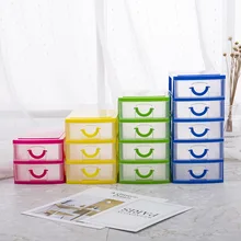 Desktop Storage Box Praktische Abnehmbare Desktop Schmuck Kunststoff Lagerung Box Schmuck Veranstalter Halter Schränke Für Kleine Objekte