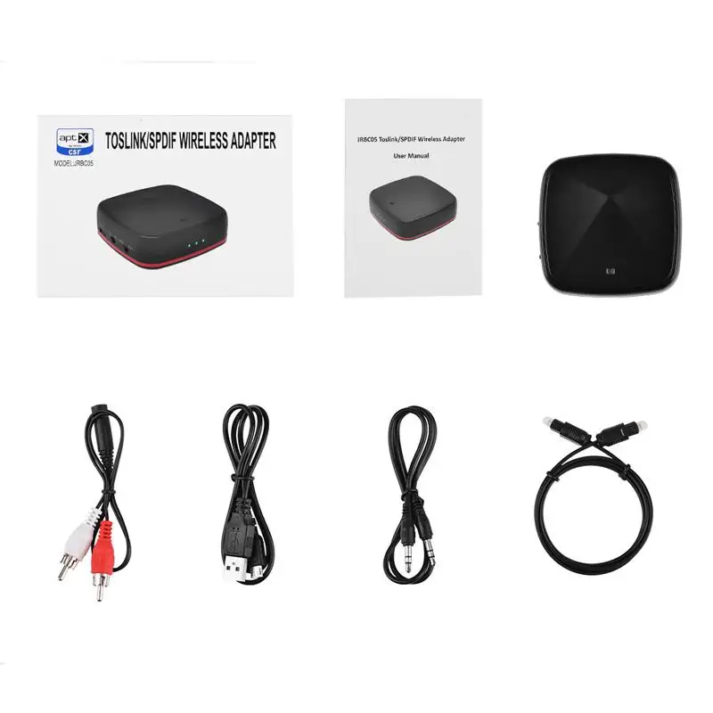 Адаптер Bluetooth 5,0 Aptx HD передатчик аудио приемник оптический Toslink/AUX/SPDIF для ТВ наушников Саундбар домашняя система
