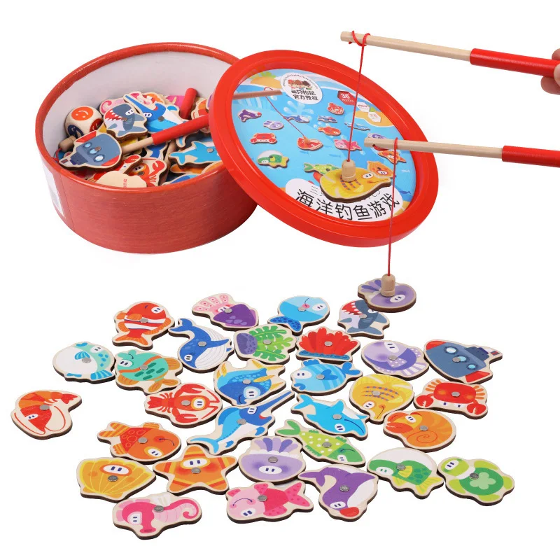 Children Beach Toys Fishing Kids Wooden Magnetic Fishing Game Educational Toys For Children Toy Magnet Fish Games For Kids Children Beach Toys Fishing Kids Wooden Magnetic Fishing Game Educational Toys For Children Toy Magnet Fish Games For Kids
