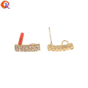 

Cordial Design 50Pcs 4*15MM Jewelry Accessories/Earrings Stud/Hand Made/Rhinestone Earring Findings/DIY Parts/Jewelry Making