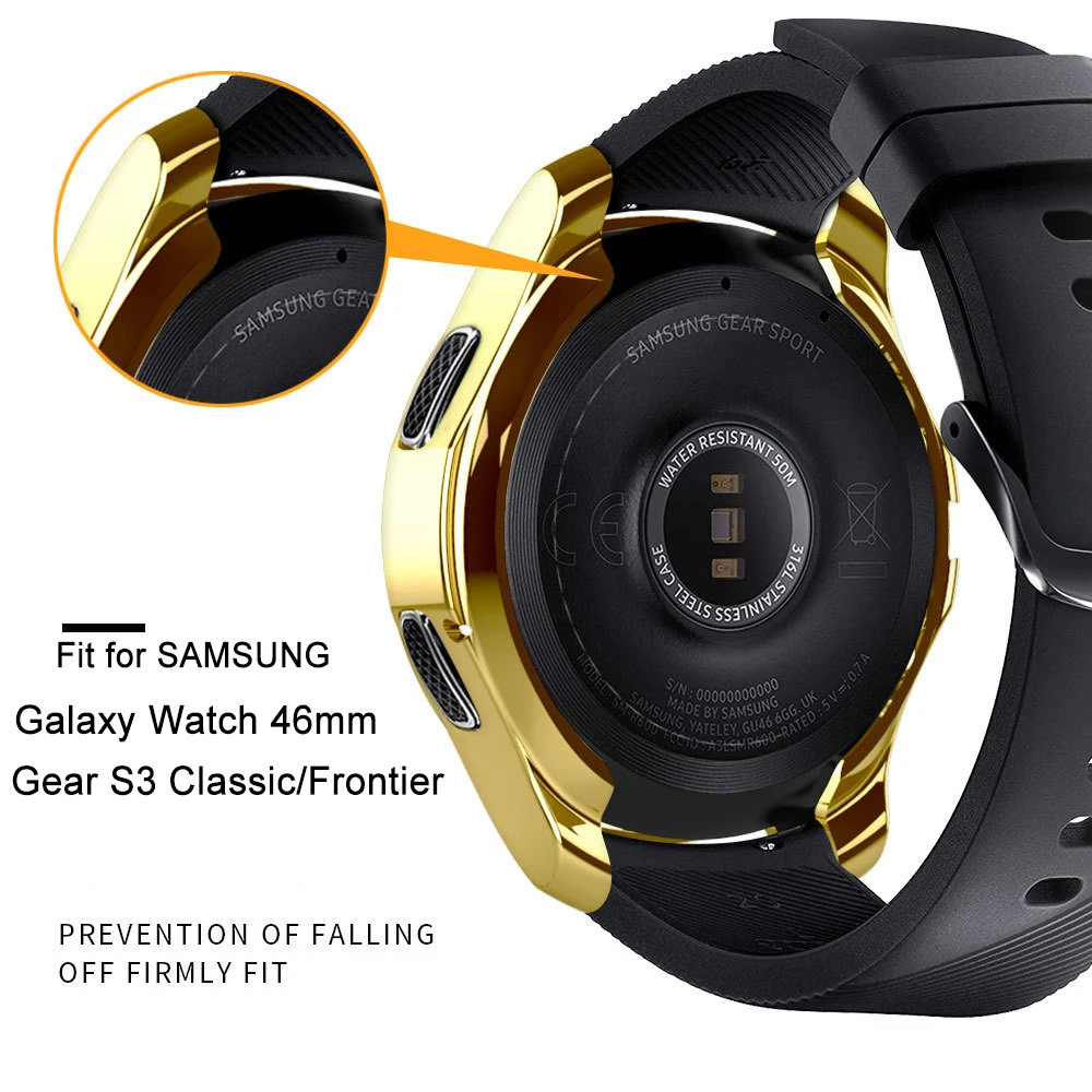 1 шт. цветной тонкий ТПУ мягкий чехол для часов с защитой от царапин Samsung Gear S3 Galaxy
