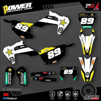 

PowerZone Custom Team Graphics Decals 3M Stickers Kit For Husqvarna Decal 2019-N TC FC TX FX FS 2020-N TE FE 125-450CC 03