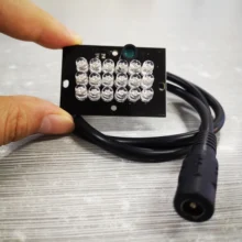 Невидимый ночного видения DC 12V 12LED ИК 940nm камера ночного видения ИК прожектор совета для видеонаблюдения Камера домашней безопасности аксессуары