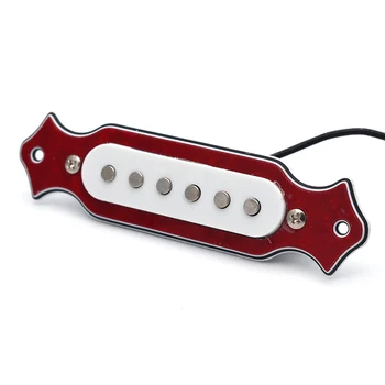 

6 String Instrument Pre-wired Professional Volume Control Single Coil Soundhole Electric Harness Passive Tone Guitar Pickup