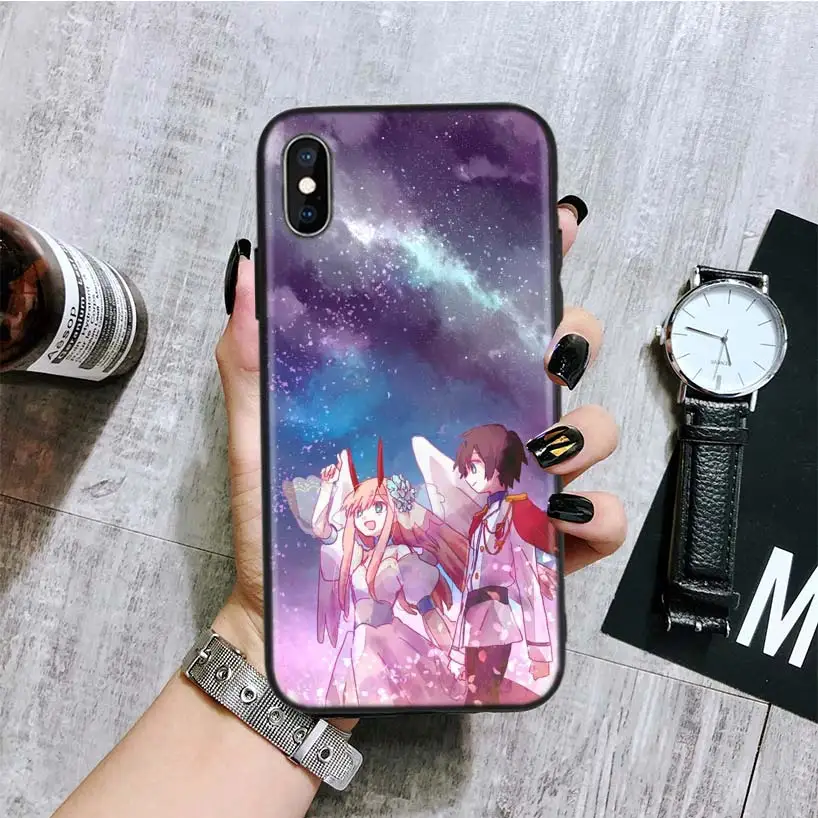 Черный чехол-накладка для IPhone 11 Pro XS MAX XR 7 8 6 6S Plus X 10 Ten 5 5S SE Coque S