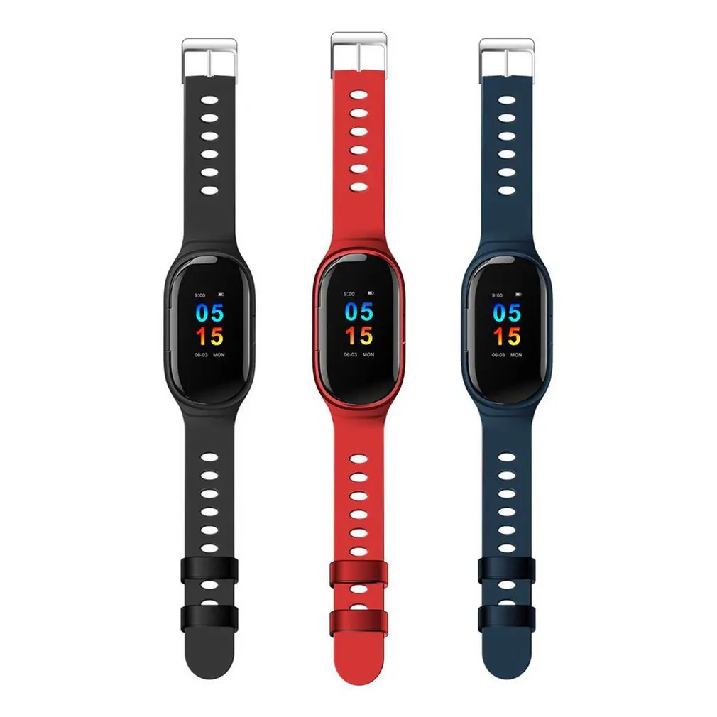 Wireless Bluetooth Earphone With Heart Rate Monitor Stereo Earbud Headset Long Time Standby Sport Watch Wristband Men