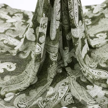 Винтажное качество ткани Пейсли жоржет, шифон марля для платья рубашки