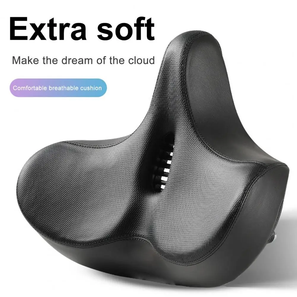 Mountain Bike Thick Breathable Super Soft Comfortable Large Bicycle Saddle Seat Cushion Pad for Parts Components | Спорт и