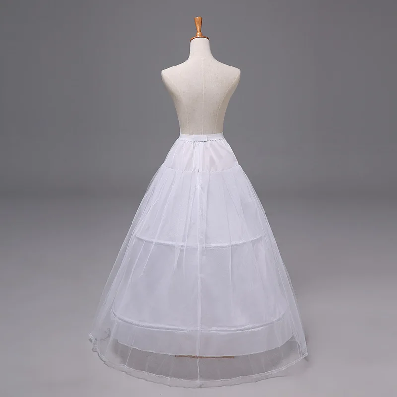 2 Hoops Petticoat Crinoline Slip Underskirt For Wedding Dress Bridal Gown Bridal Party Accessories 2019