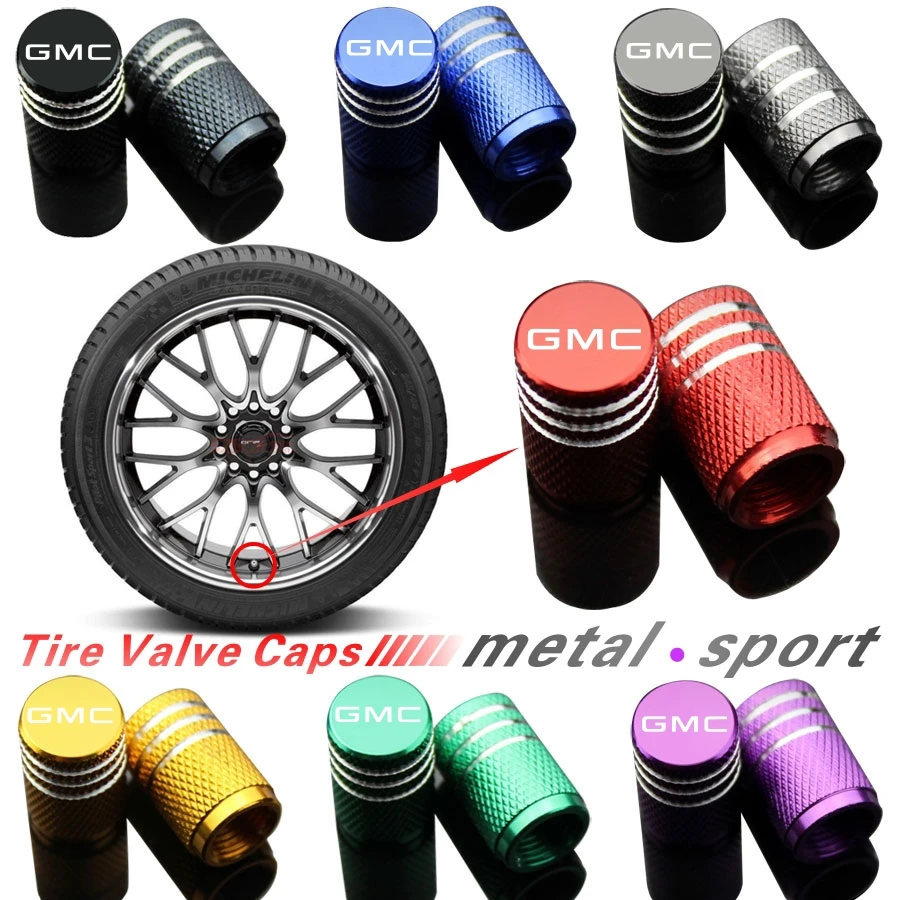 

Car Styling wheel tire parts valve stem plugs cover For GMCs Yukon 2000 2001 2002 2003-2010 2011 2012 2013 2014 Car Accessories