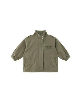

Mid-length windbreaker jacket male baby windbreaker