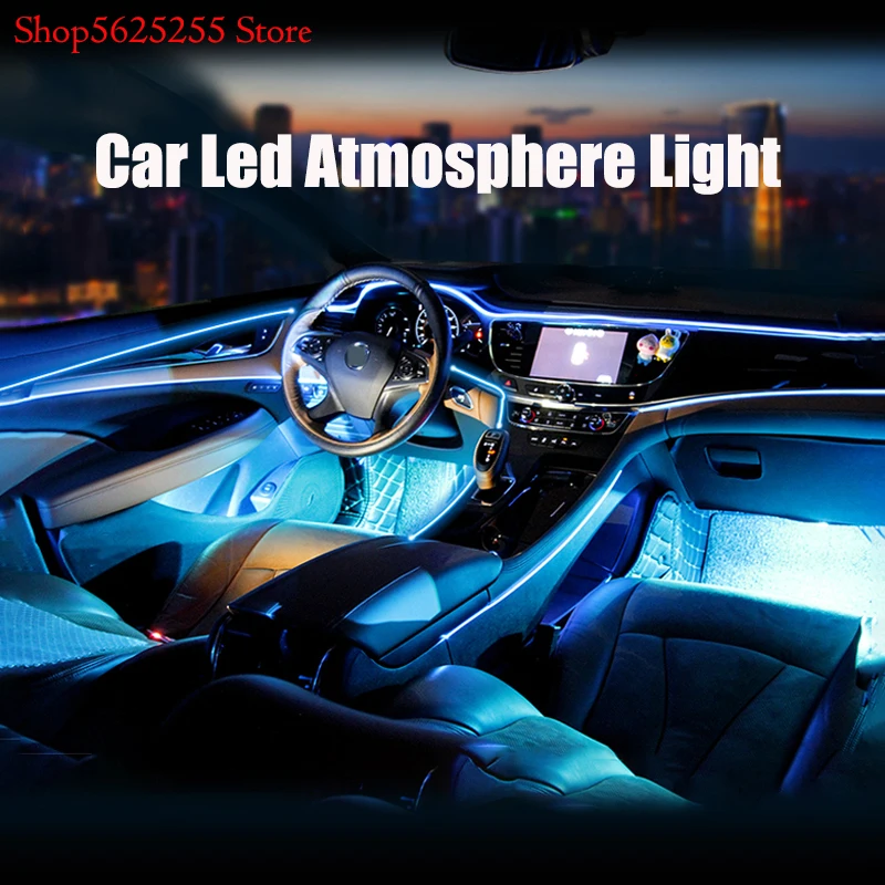 

Led Atmosphere Light For VW Golf 7 MK7 2016 2017 2018 2020 Modification USB Cold Light Atmosphere Light Car Accessories