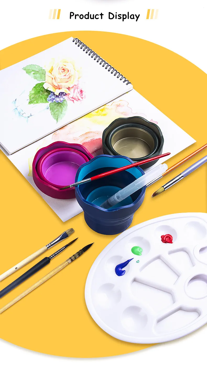 1 шт. Faber-Castell Clic& Go складные ручки для воды шайба Акварельная краска для мытья краски ing многофункциональная Складная портативная