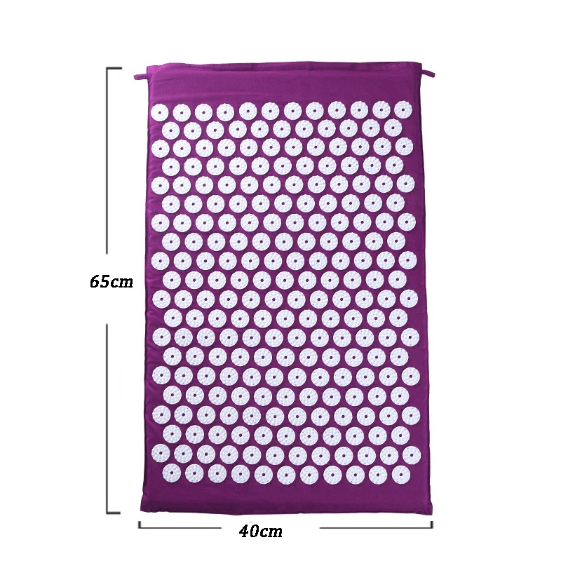 Acupressure Mat & Pillow Set for Stress Pain Relief Health Care Mat Acupuncture Massage Cushion with Cloth Bag