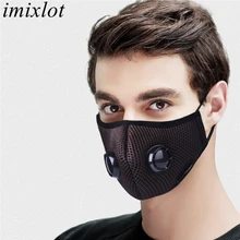 Imixlot PM2.5 противопылевая дышащая теплая маска для рта фильтр с двойным активированным углем респиратор унисекс защитные маски для лица для защиты от гриппа