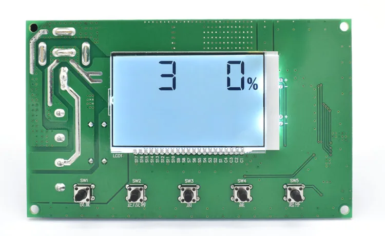 Lcd Умный Цифровой дисплей 0~ Регулируемый DC 10-50V 40A ШИМ контроллер скорости двигателя постоянного тока синхронный контроллер Реверсивный