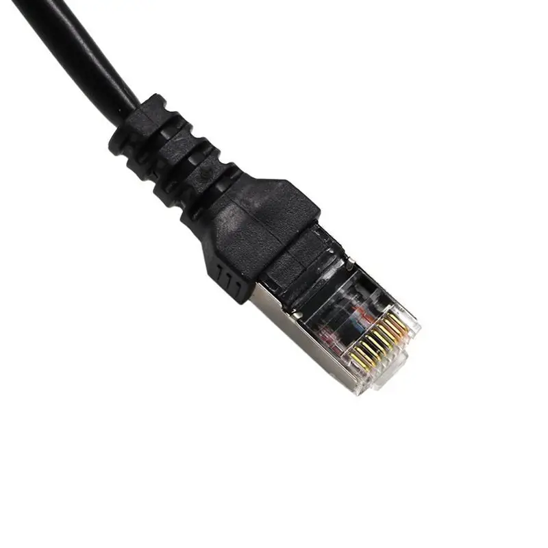 RJ45 Сплиттер Адаптер, RJ45 1 штекер до 3 гнездовых портов разъем адаптера интерфейс Ethernet кабель 8P8C удлинитель Разъем LAN сети Conn