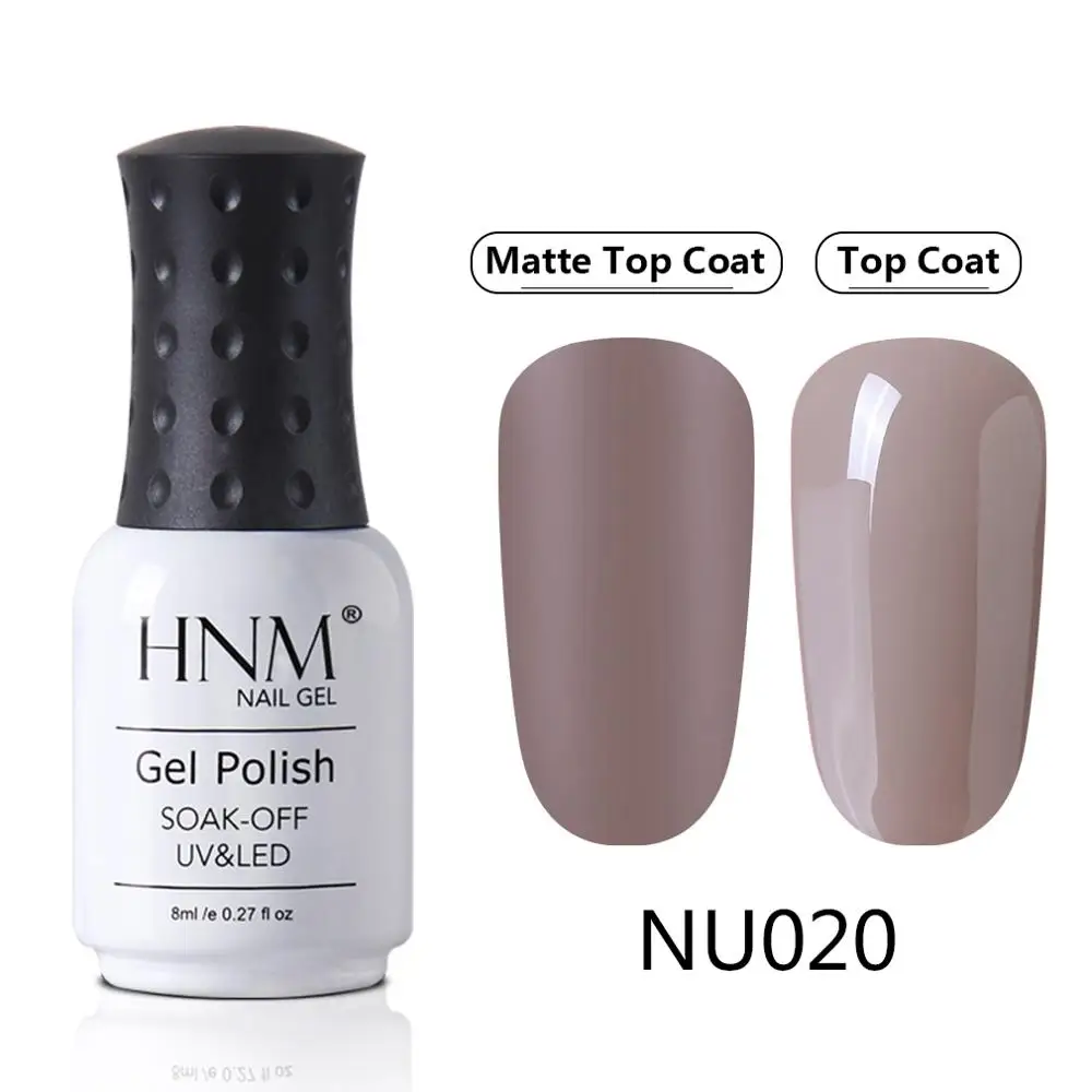 HNM Новое матовое верхнее покрытие гель лак для ногтей нужен матовый топ основа верхнее покрытие Полупостоянный УФ светодиодный гибридные Лаки лак для ногтей - Цвет: NU020