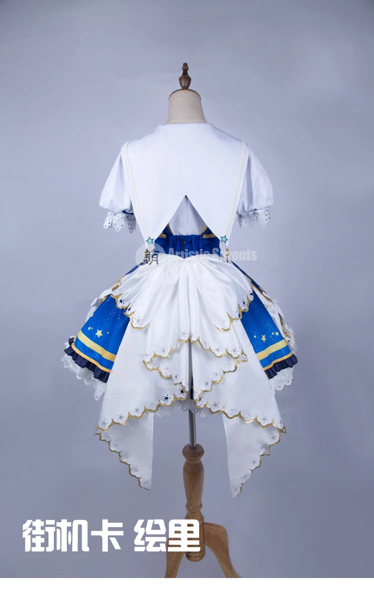 Аниме Lovelive! Аркадная игра Awaken Eli Ayase Косплей Костюм со шляпой костюмы на Хэллоуин для женщин Новинка