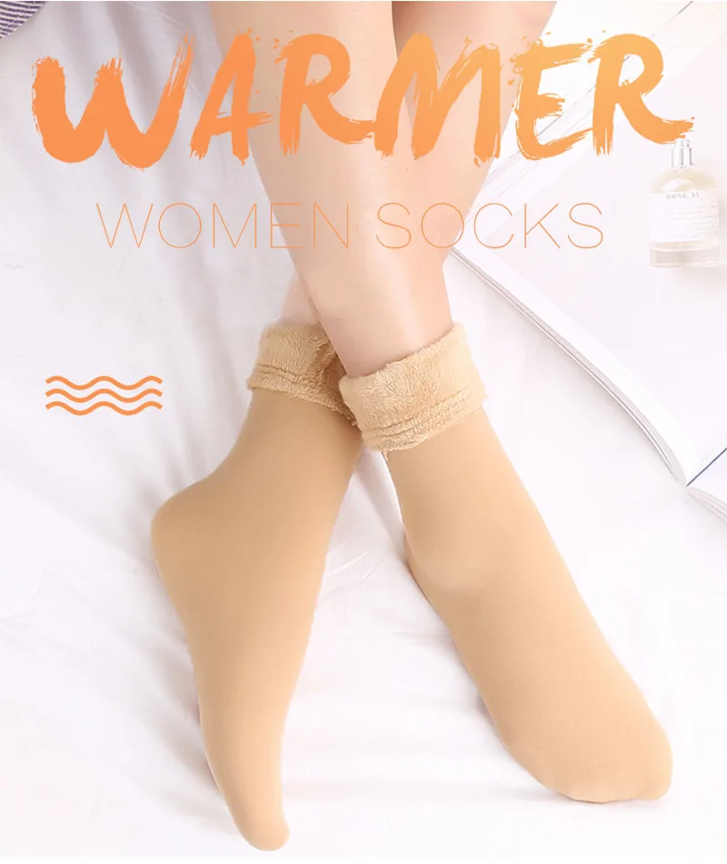 8 пар/лот, зимние теплые женские и мужские утепленные шерстяные кашемировые зимние носки, бесшовное бархатное сапоги, женские носки для сна