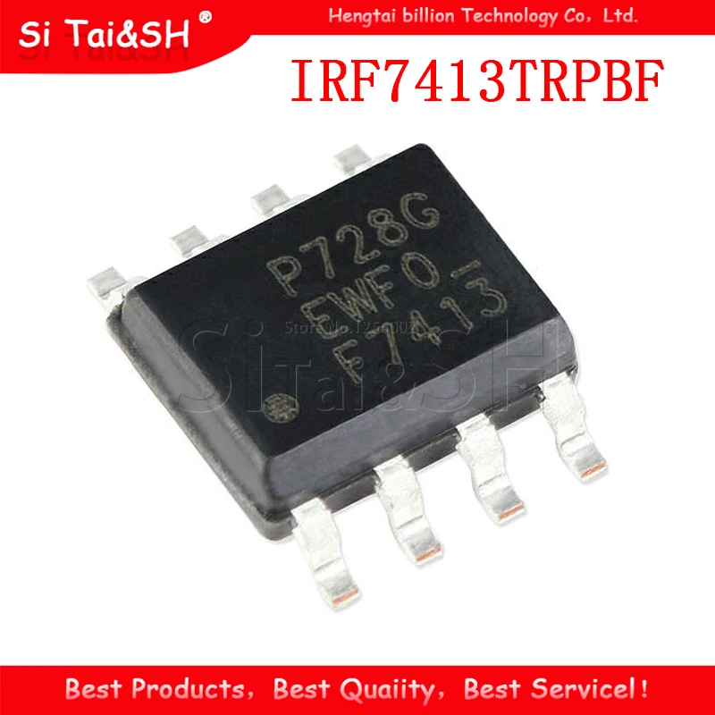 10 шт. IRF7413TRPBF лапками углублением SOP-8 IRF7413TR SOP IRF7413 SMD | Электронные компоненты и