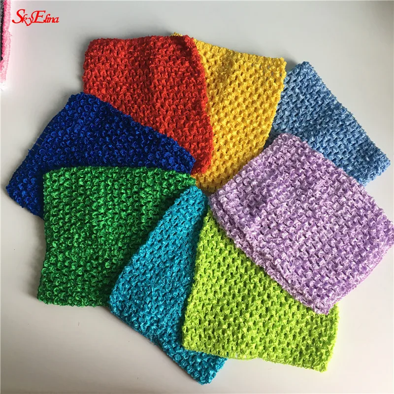 Children Handmade Wrapped Chest Elastic Baby Girl Crochet Tutu Tube Tops Wide For DIY Knitted Skirt Wedding decoration 6z | Дом и сад