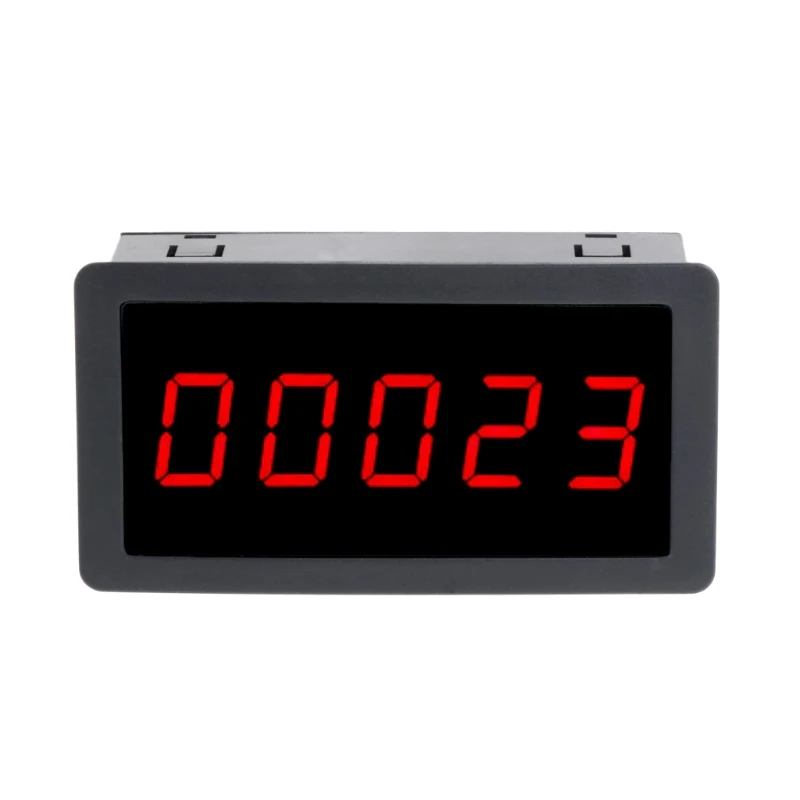 

DC 12-24V Red 5 Digit 0.56" LED Panel Counter Meter Up Plus Totalizer 0-99999