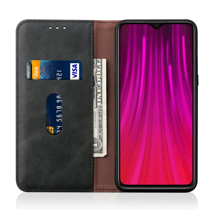 Чехол-книжка для Xiaomi Redmi Note 8Pro из искусственной кожи с отделением для карт, чехол для Redmi Note 8 Pro, чехол для Note8 Redmi Note 8, роскошный чехол