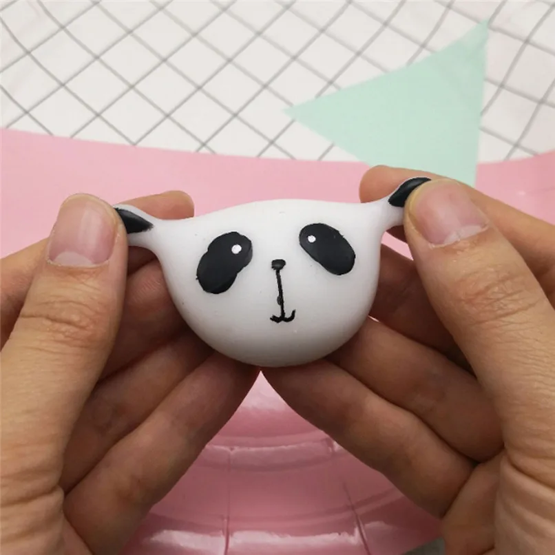 Милые мягкие мини-маленькие Mochi мягкие панды сжимают Исцеляющие забавные детские Kawaii игрушки снятие стресса Декор игрушка подарок кулон 40D05