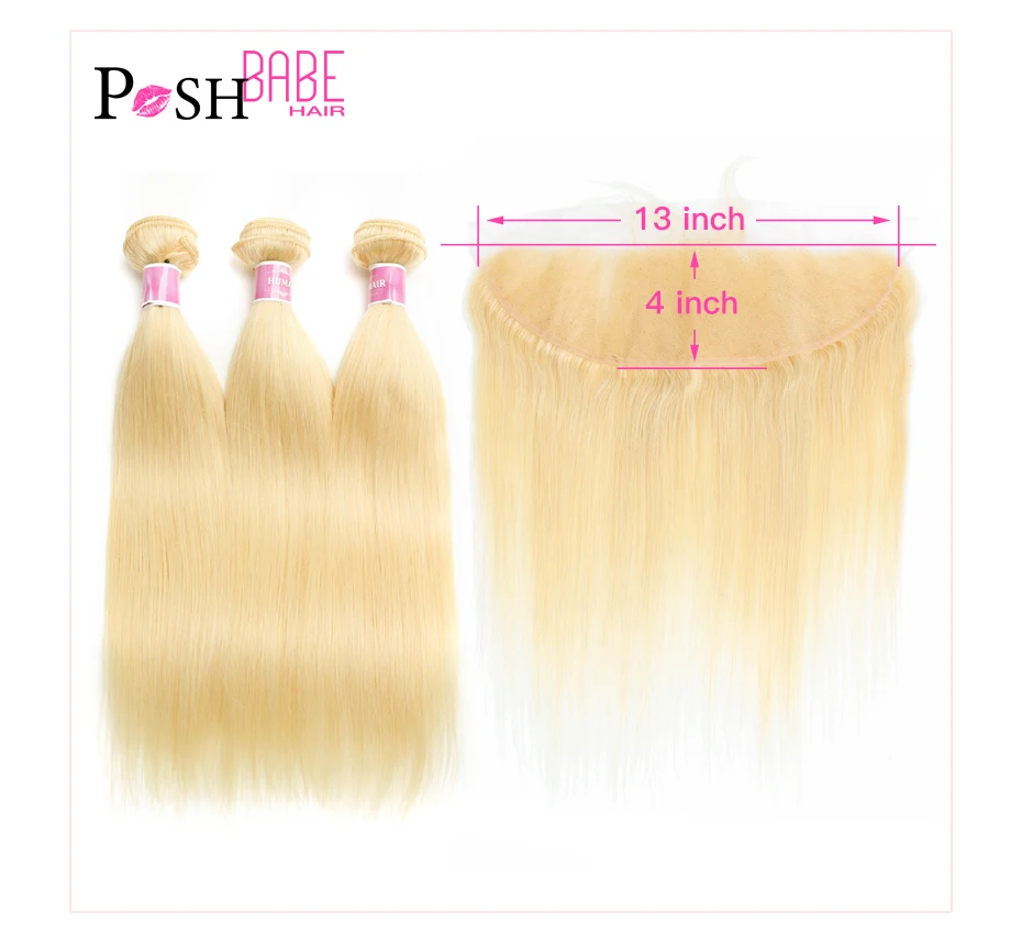 blonde bundles with frontal