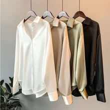 

Women Mercerized Casual Shirts Dress Elegant Blouses Long Sleeve Oversized Vintage Fashion Top 2022 Youth Office Ladies Clothing