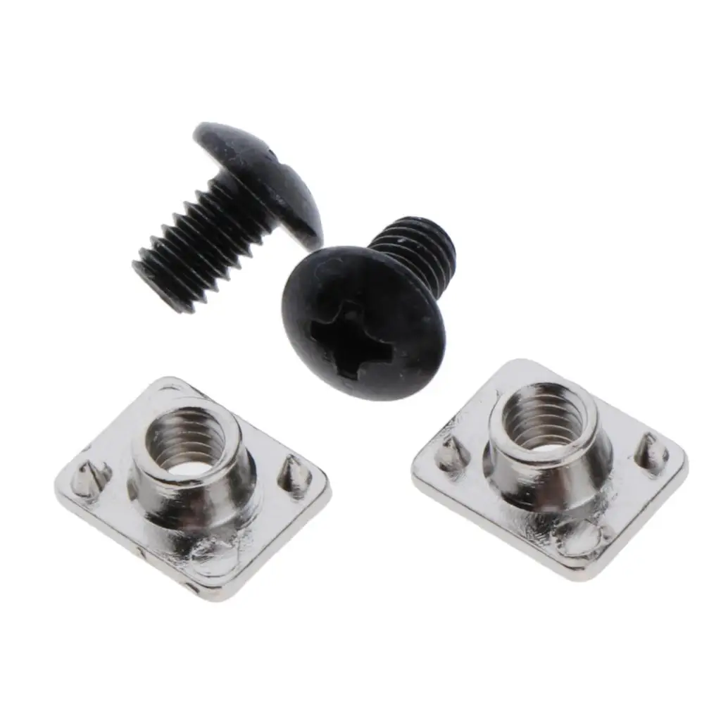 2pcs Screws + 2pcs Nuts -  Inline Roller Skates Accessories Buckle Belts Replacement Parts Bolts Tool