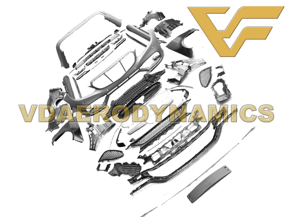 Подходят для 14-15 Benz W212 E200 E220 E250 E300 E350 VAD E63 Полный комплект кузова передний задний