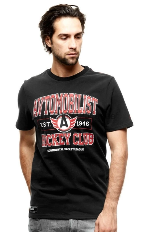 

HC Avtomobilist Yekaterinburg KHL Russian Hockey Club T-Shirt black